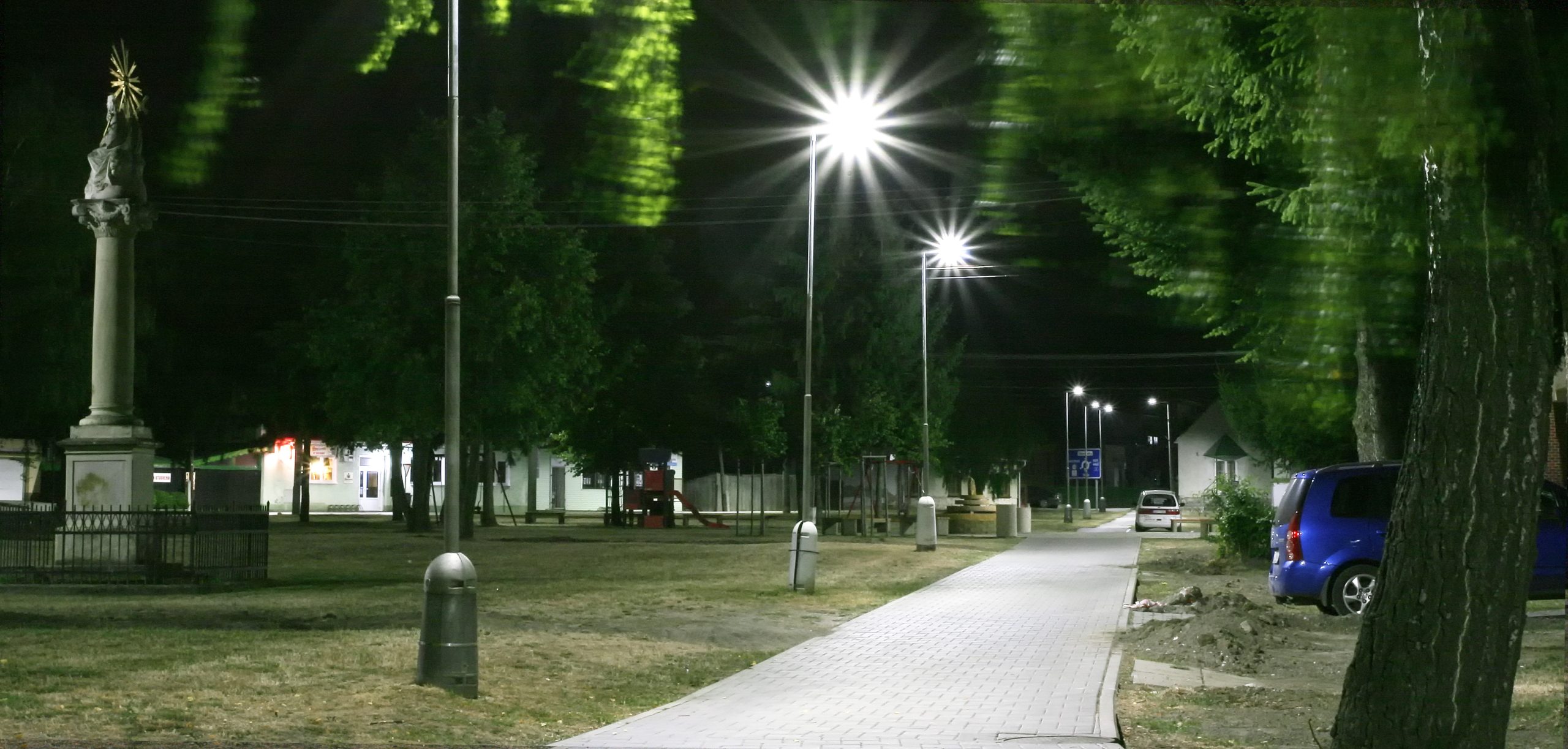 Rekonštrukcia verejného osvetlenia v meste Gbely
