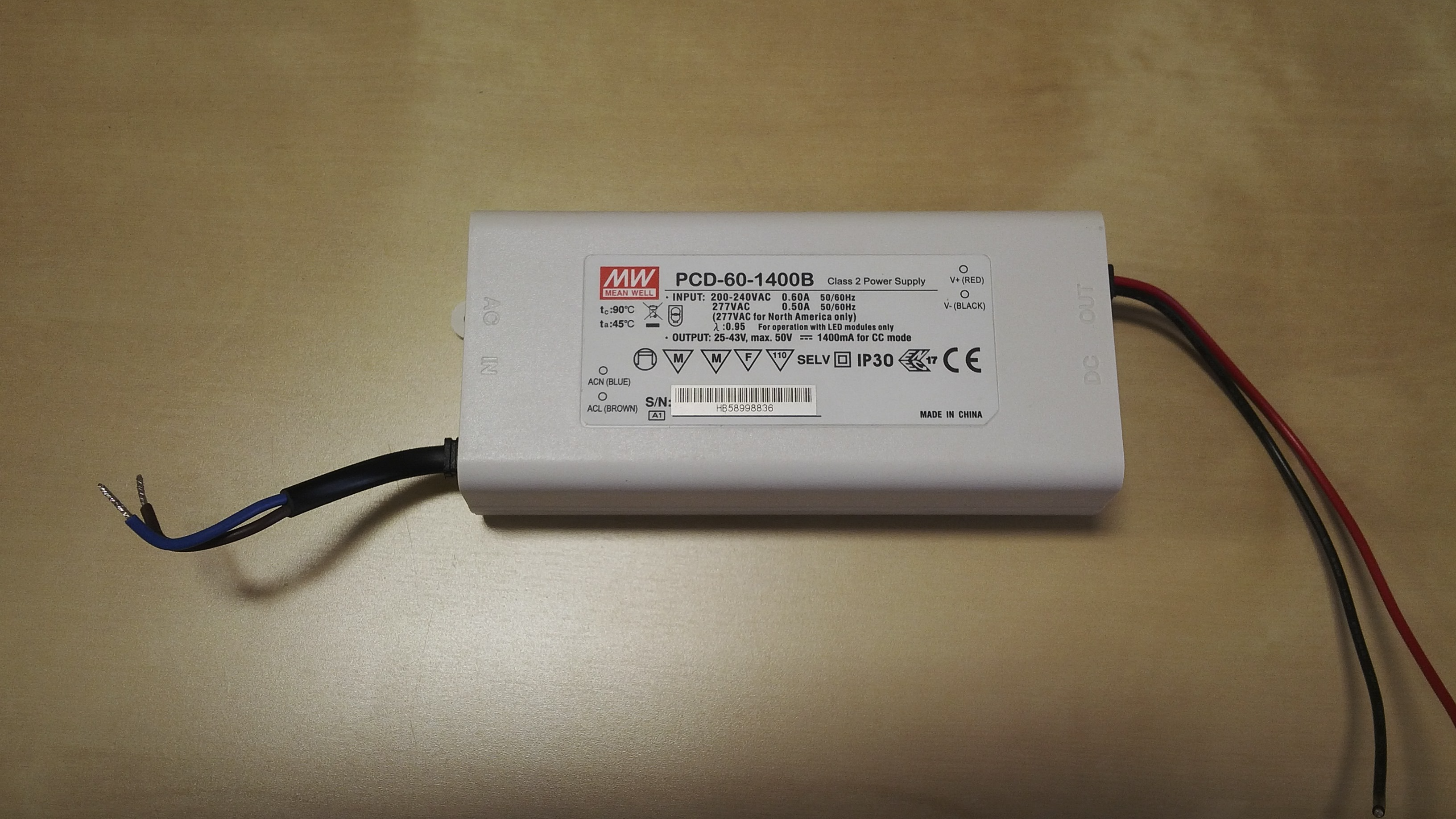 LED driver MeanWell